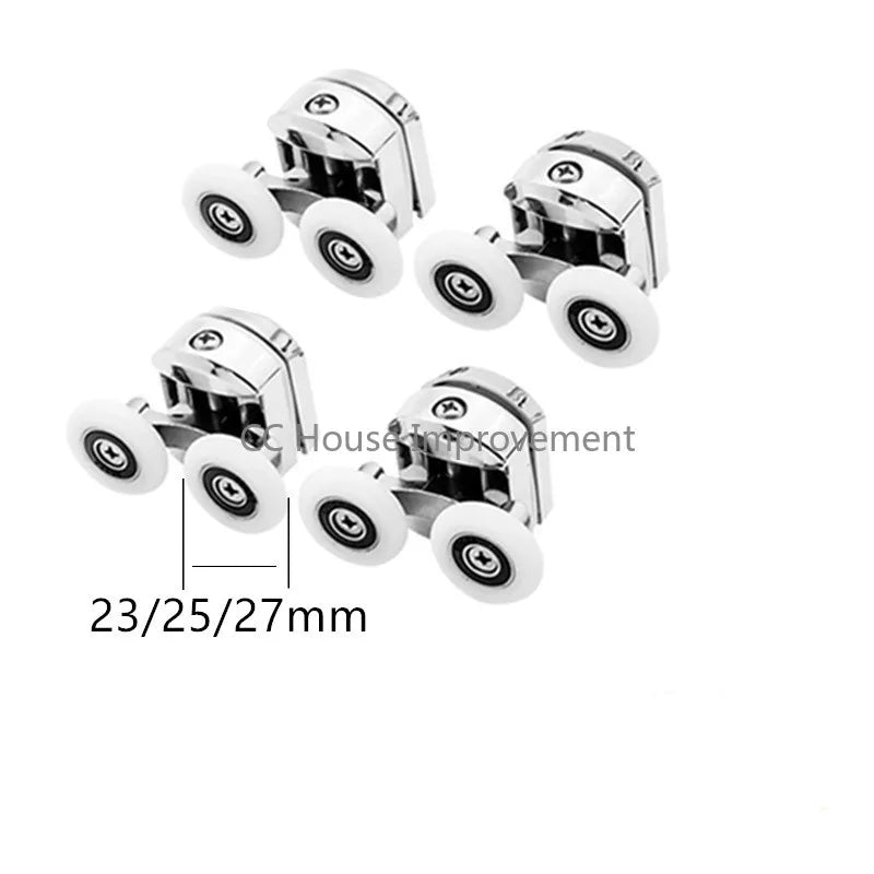 Shower Door Rollers Zinc Alloy Double