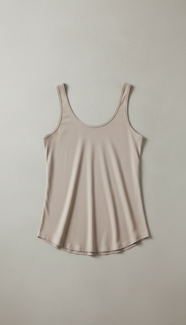 Cotton Modal Tank Top Minimalist Fit