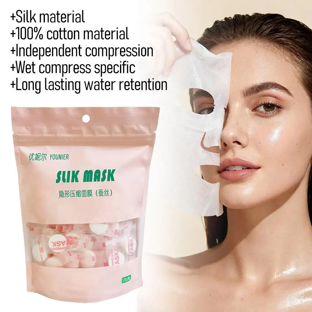 50PCS Premium Disposable Compressed Facial Mask