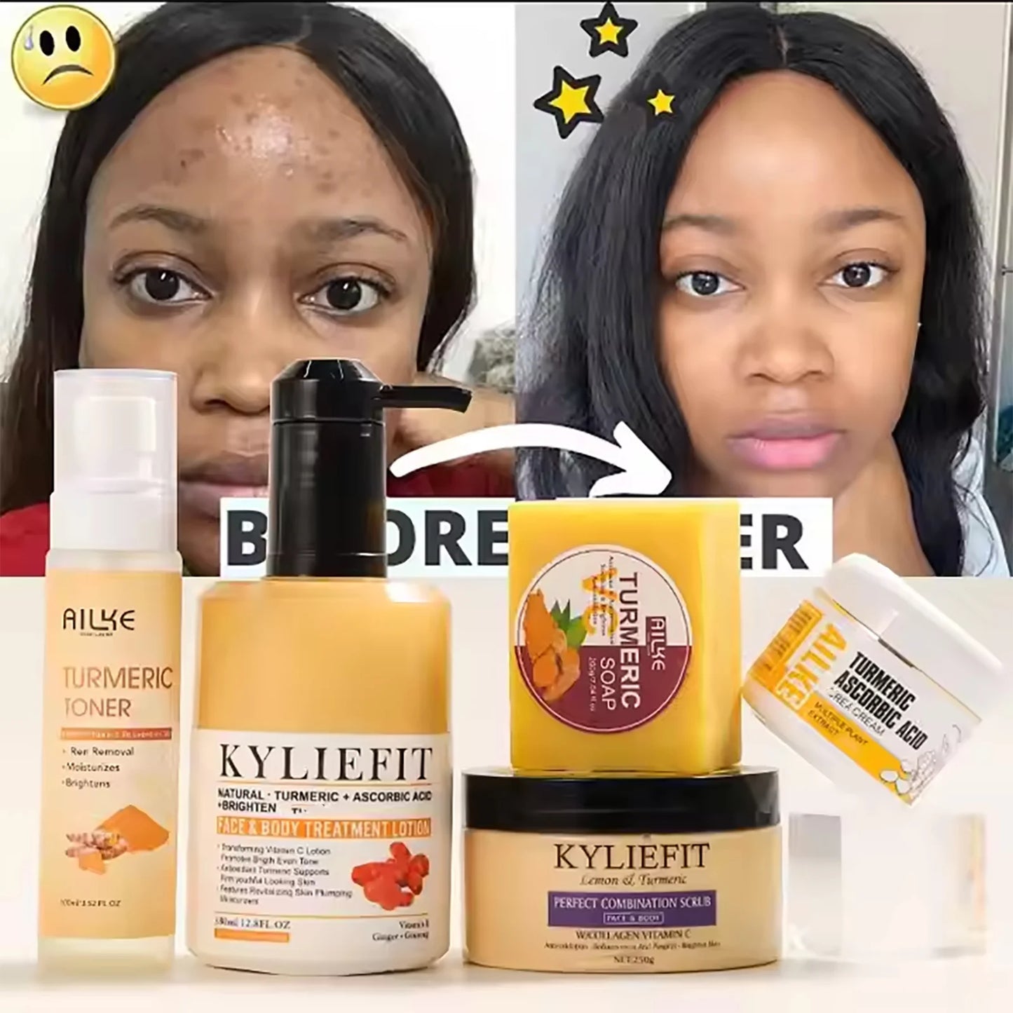 Organic Turmeric Skin Care Kit