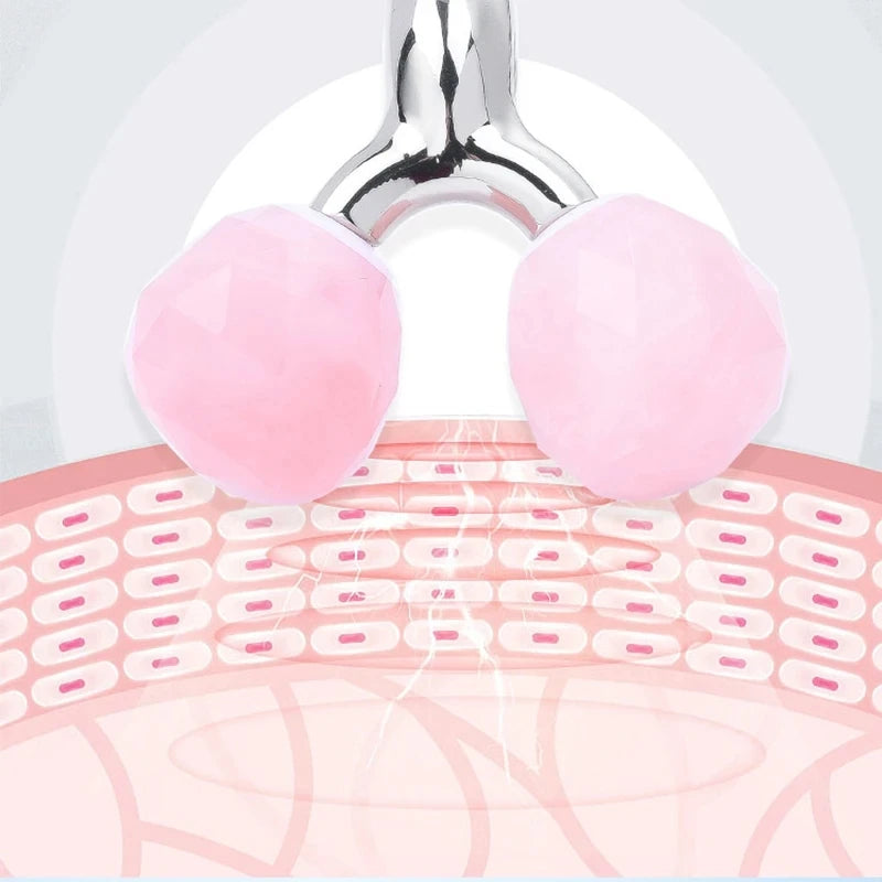 Rose Quartz Jade Roller Facial Massager
