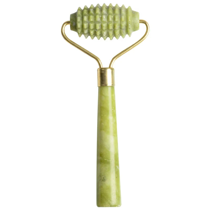 Green Jade Massage Roller Silence Face