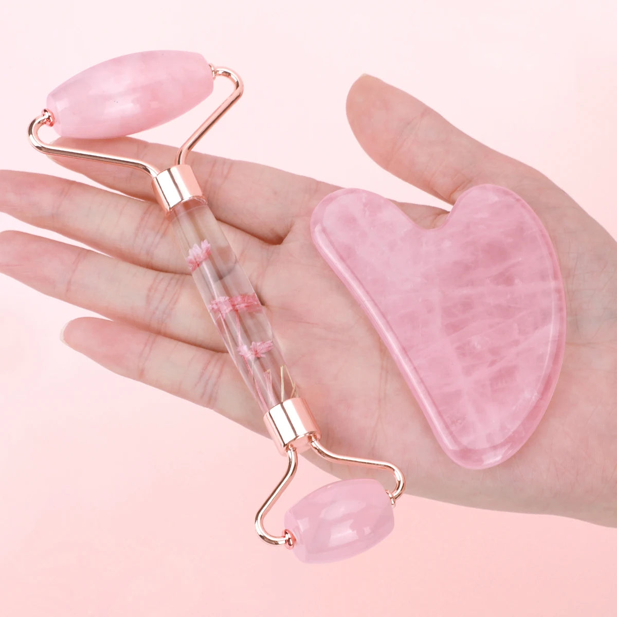 Jade Roller Set Natural Jade Massager