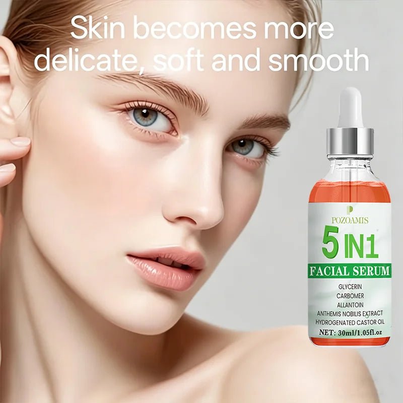 5-in-1 Facial Serum Moisturizes and Hydrates