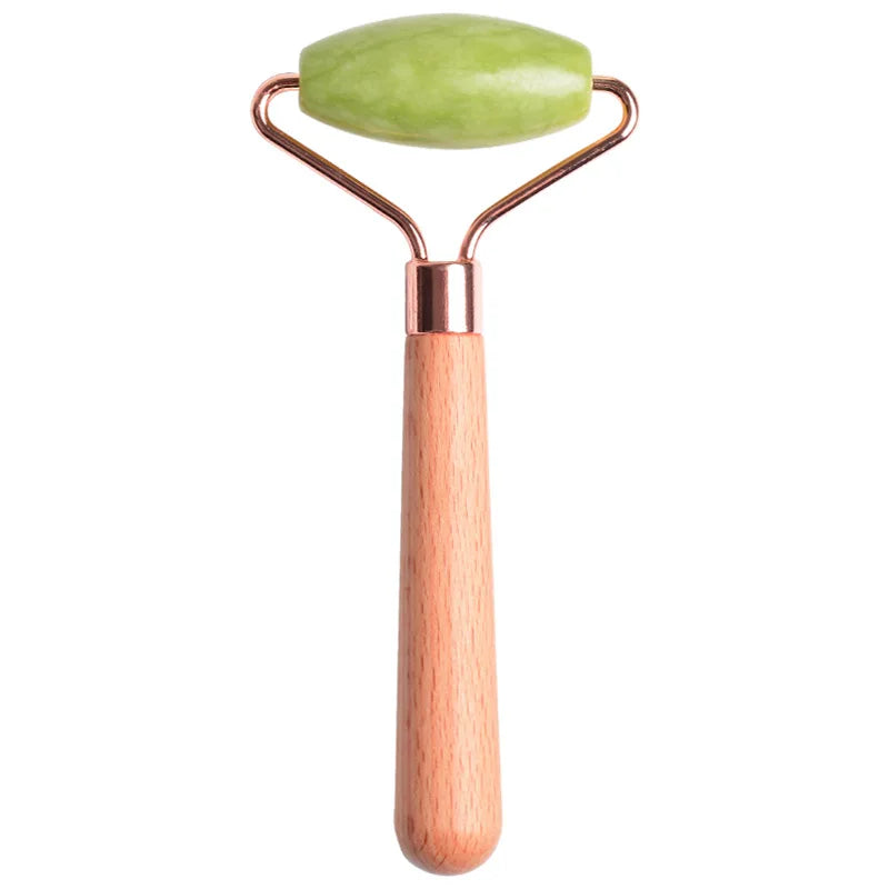 Green Jade Massage Roller Silence Face