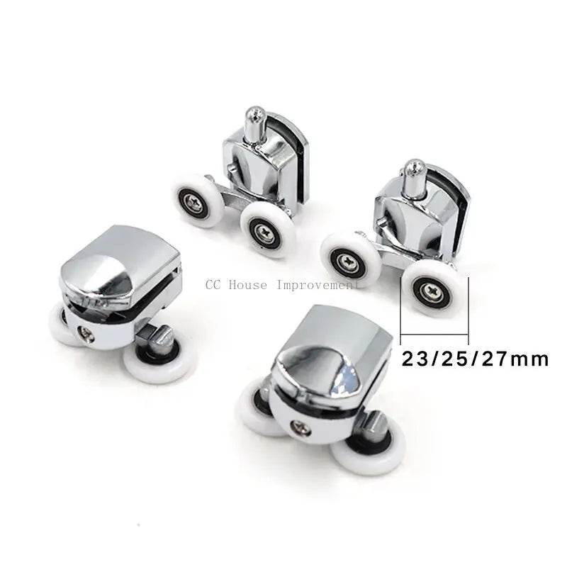 Shower Door Rollers Zinc Alloy Double