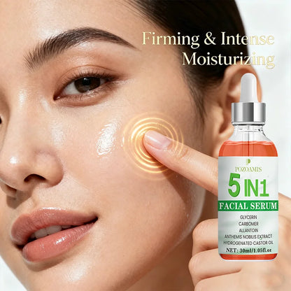 5-in-1 Facial Serum Moisturizes and Hydrates