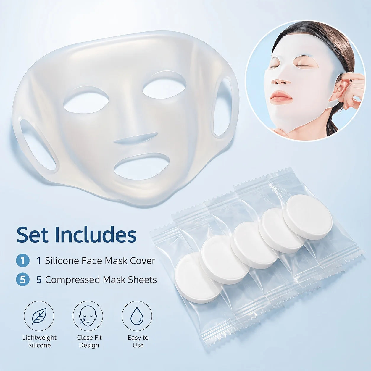 Reusable Facial Mask Holder