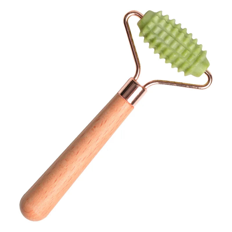 Green Jade Massage Roller Silence Face