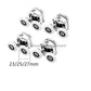 Shower Door Rollers Zinc Alloy Double