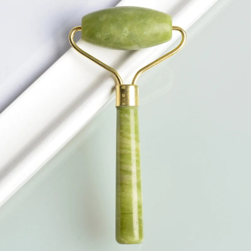 Green Jade Massage Roller Silence Face