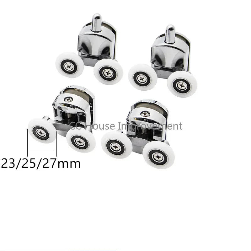 Shower Door Rollers Zinc Alloy Double