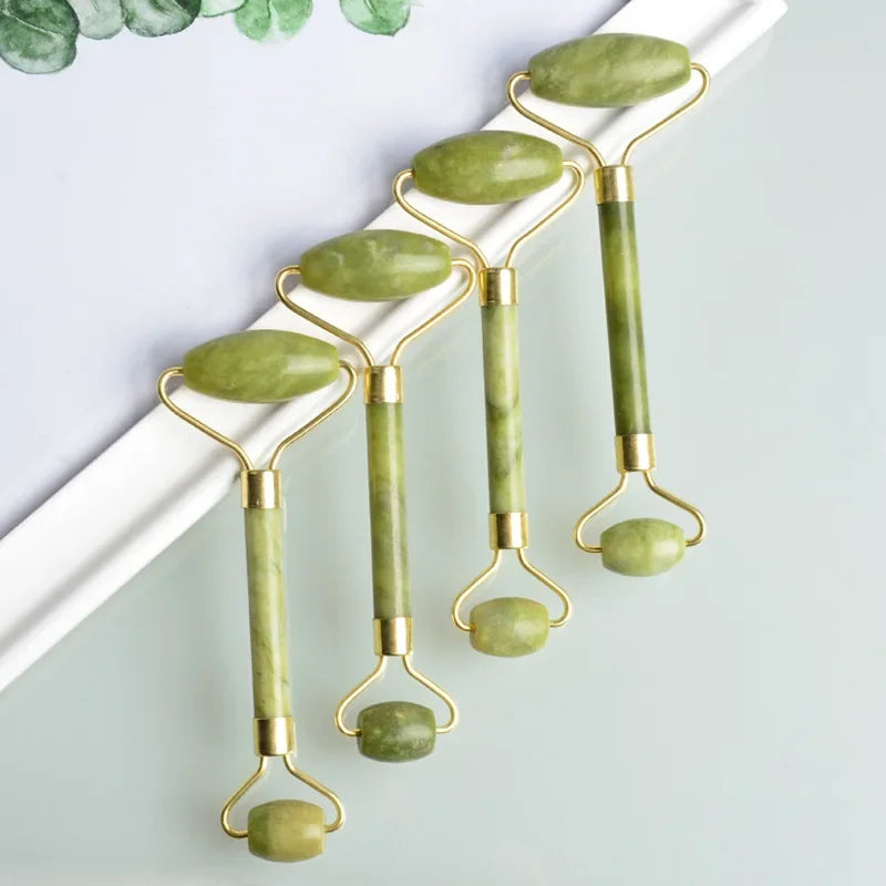 Green Jade Massage Roller Silence Face