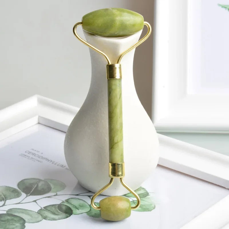 Green Jade Massage Roller Silence Face