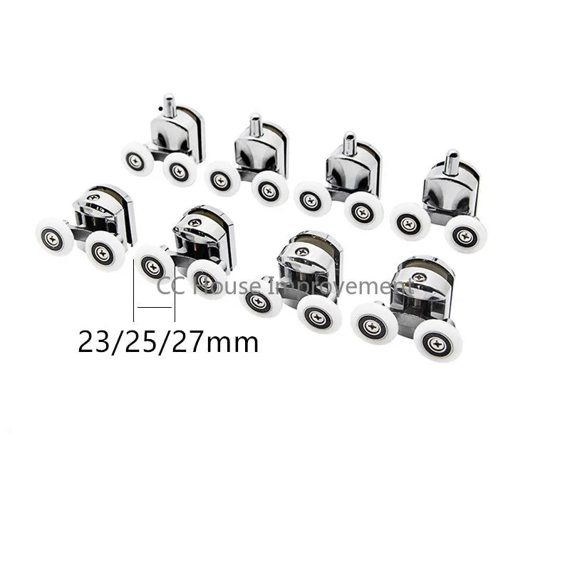 Shower Door Rollers Zinc Alloy Double