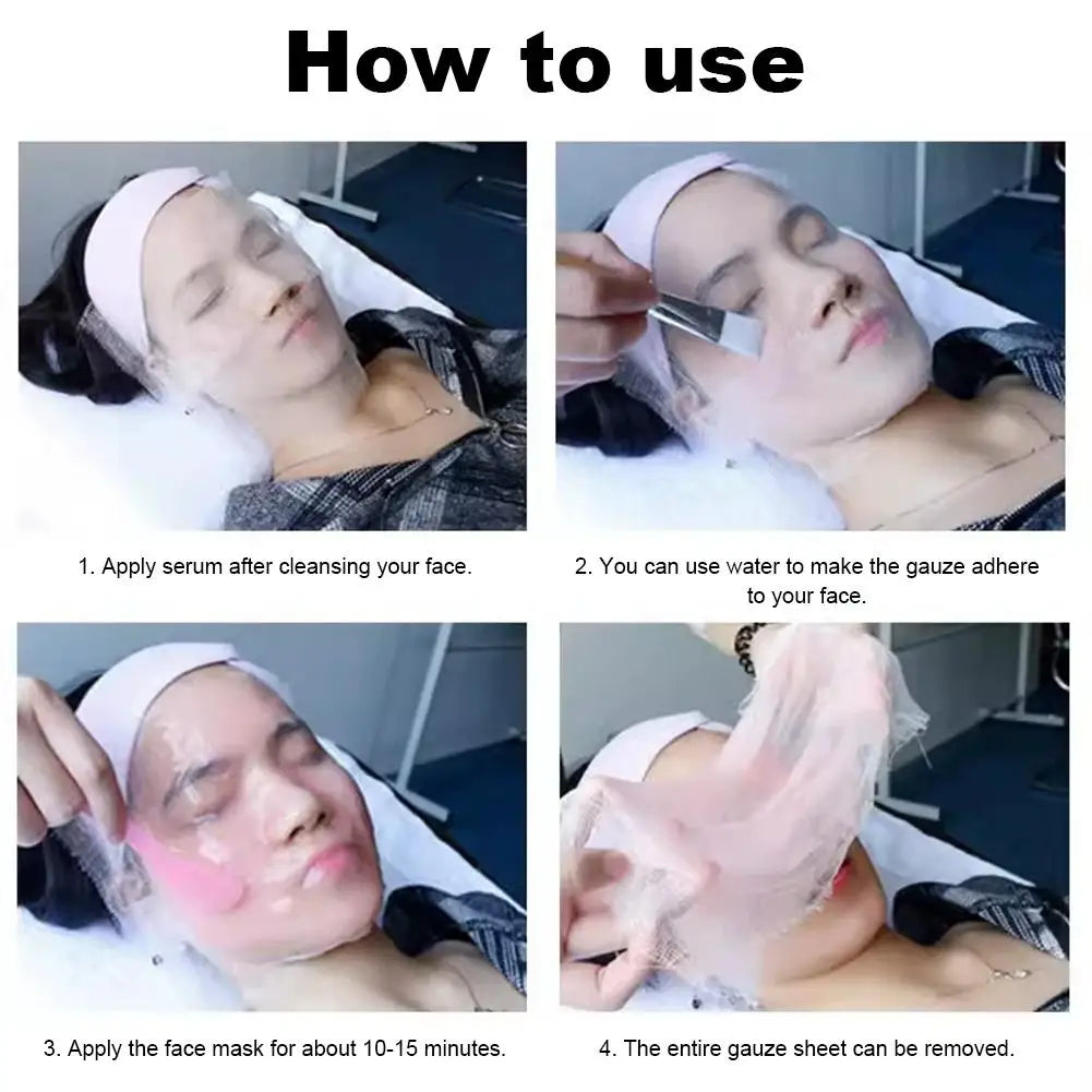 Gauze Mask Sheets Pre Cut for Essence Serum