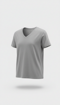 V-Neck T-Shirt with Modern Cut