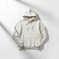 Classic Pullover Hoodie - minimalist flat lay on white background