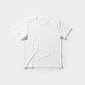 Classic Short Sleeve T-Shirt - minimalist white tee flat lay